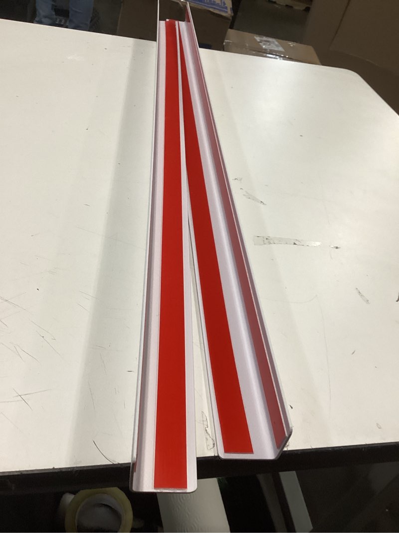 Condition photo showing As Is for 5m Peel And Stick Wall Molding Trim,Self-Adhesive Flexible Corner Trim Molding, Wall Edge Corner Protector, Inside & Outside Corner Guards, Caulk Strip For Floor,(Size:2cm / 0.8in,Color:Bright white) 2cm / 0.8in Bright White