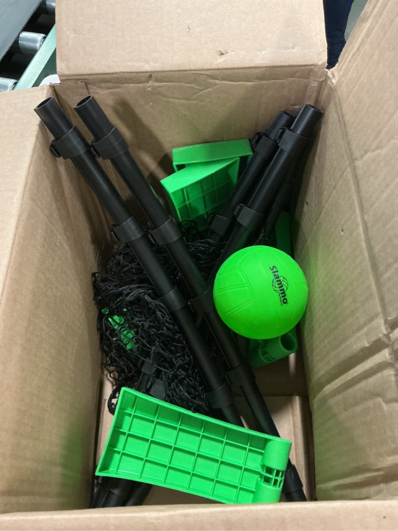 Condition photo showing As Is for (Incomplete)GoSports Slammo Game Set (Includes 3 Balls, Carrying Case and Rules) - Outdoor Lawn, Beach & Tailgating Roundnet Game for Kids, Teens & Adults