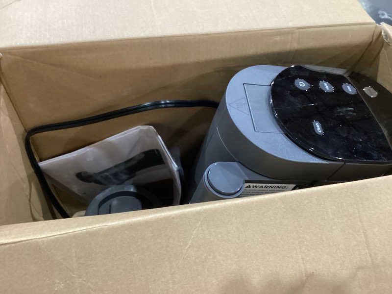Condition photo showing As Is for ninja | coffee maker | single serve |brew with coffee pods & grounds| compatible with k-cup coffee pods | 4 brew styles, up to 24oz cup sizes & 56oz removable reservoir | black | pb051 standard-black