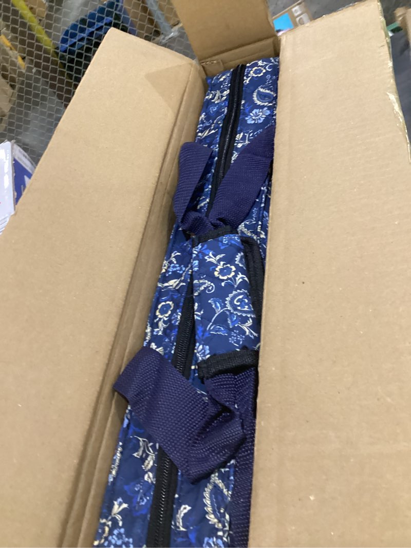 Condition photo showing As Is for jongyance american mahjong set with blue carrying bag, 166 white tiles, 4 all-in-one rack/pushers, mahjong tiles set (ma jong, mah-jongg, majiang)