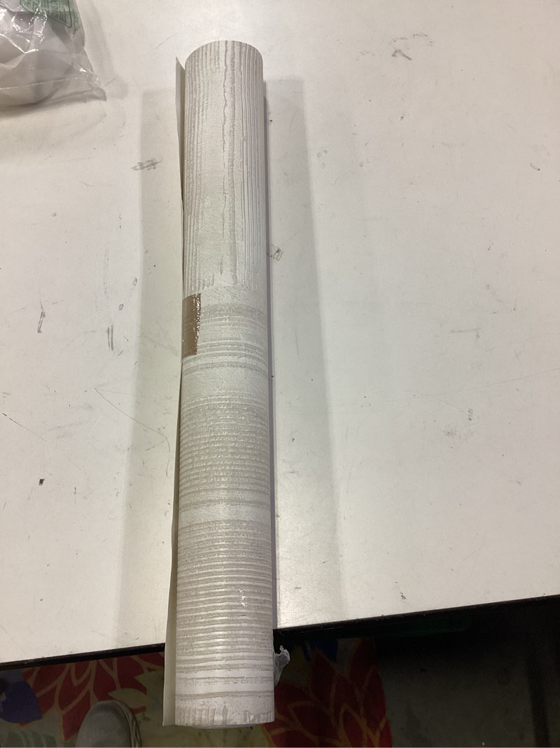 Condition photo showing item condition for RoomMates Neutral Dimensional Grasscloth Peel and Stick Wallpaper, RMK12682PLW