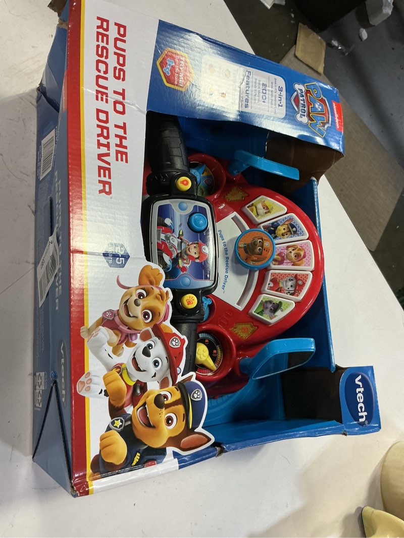 Condition photo showing Good Condition for VTech Paw Patrol Pups to The Rescue Driver, Red Pups Retail_Packaging