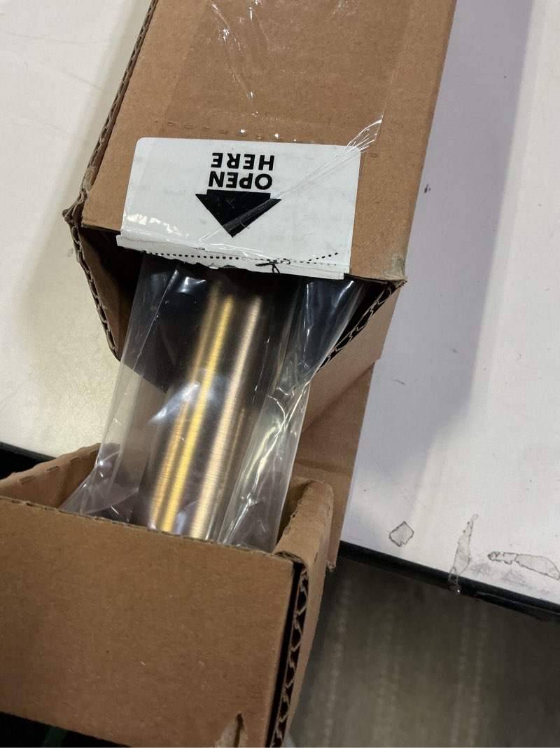 Condition photo showing New/Like New for Ivilon Tension Curtain Rod - Spring Tension Rod for Windows or Shower, 24 to 36 Inch. Warm Gold 24" to 36" Warm Gold