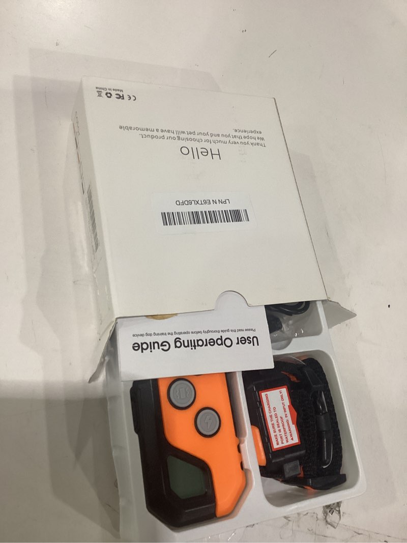 Condition photo showing Good Condition for piouns shock collar for dogs, ip67 waterproof dog training collar with remote, 3 training modes with beep, vibration, and safe static, rechargeable for large medium orange 1 pack
