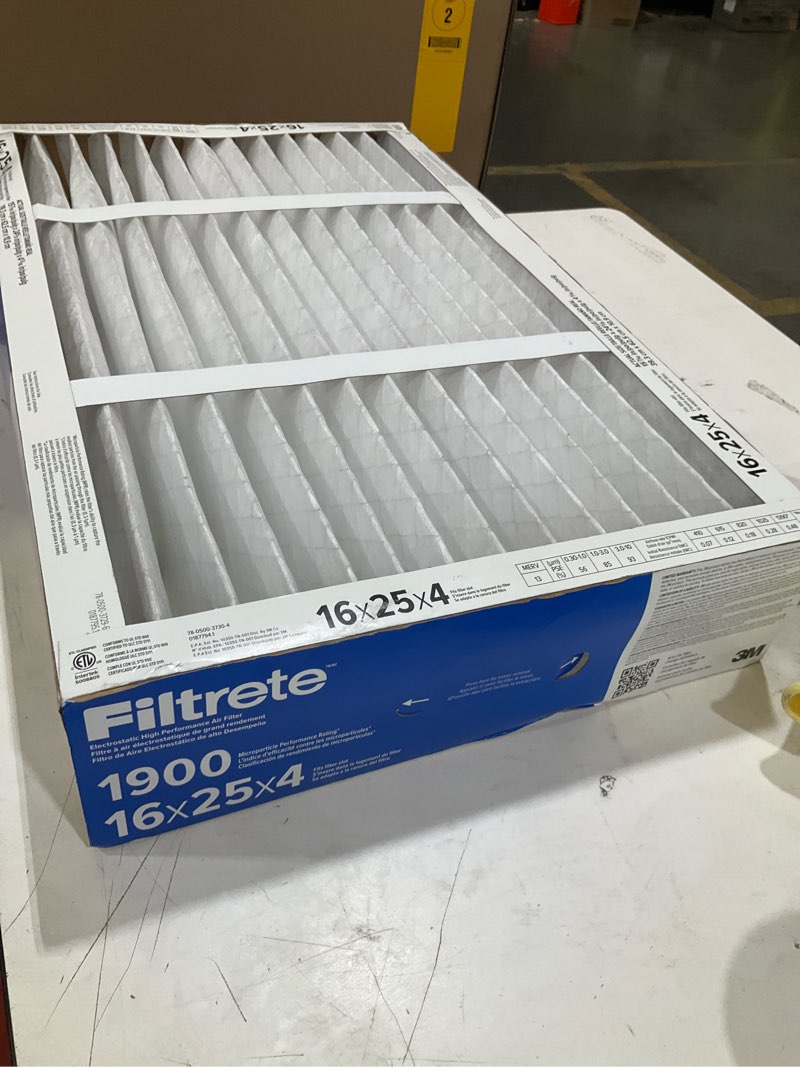 filtrete 1900 mpr air filter 16x25x4