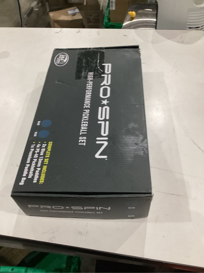 PRO-SPIN Pickleball Paddles Set of 2 – USAPA Approved Graphite Carbon Paddle with Indoor & Outdoor B