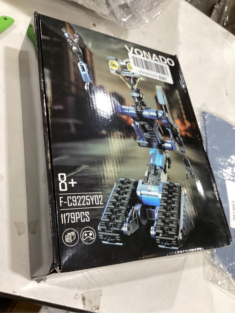 Condition photo showing New/Like New for iATOM 1176 Pieces Johnny 5 Robot Building Set with Remote Control - Rechargeable, Gift for Adults Men, STEM Tech Movie Robotic Figure Model Kit