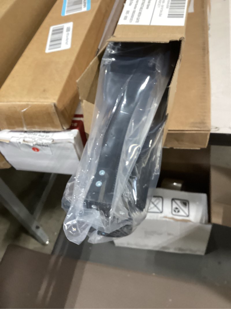 Condition photo showing Good Condition for retractable baby gates for doorways, 58" extra wide mesh child dog gate for stairs, 34" tall toddler pet gate indoor and outdoor, easy install, essential for home safety, black black 34" tall x 58" wide