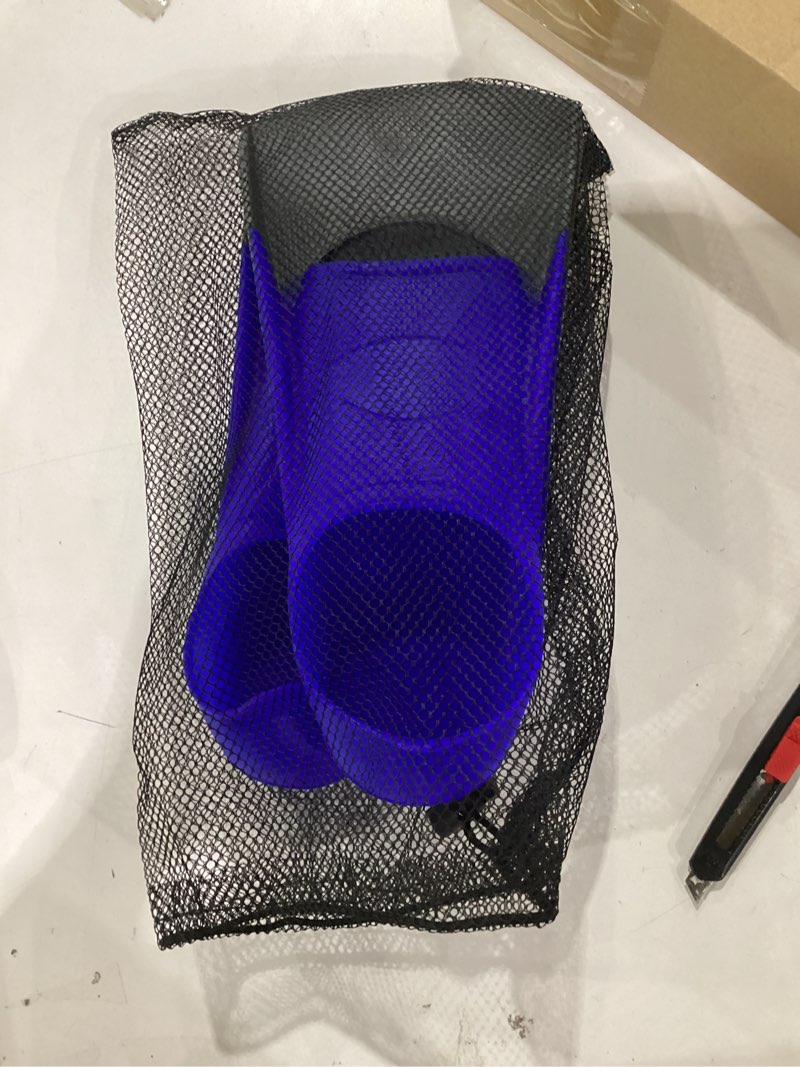 Condition photo showing New/Like New for Gintenco Swim Fins, Kids Swim Training Fins for Lap Swimming, Travel Size Flippers with Mesh Bag, Silicone Swimming Fins for Kids Teens Adults Women Men