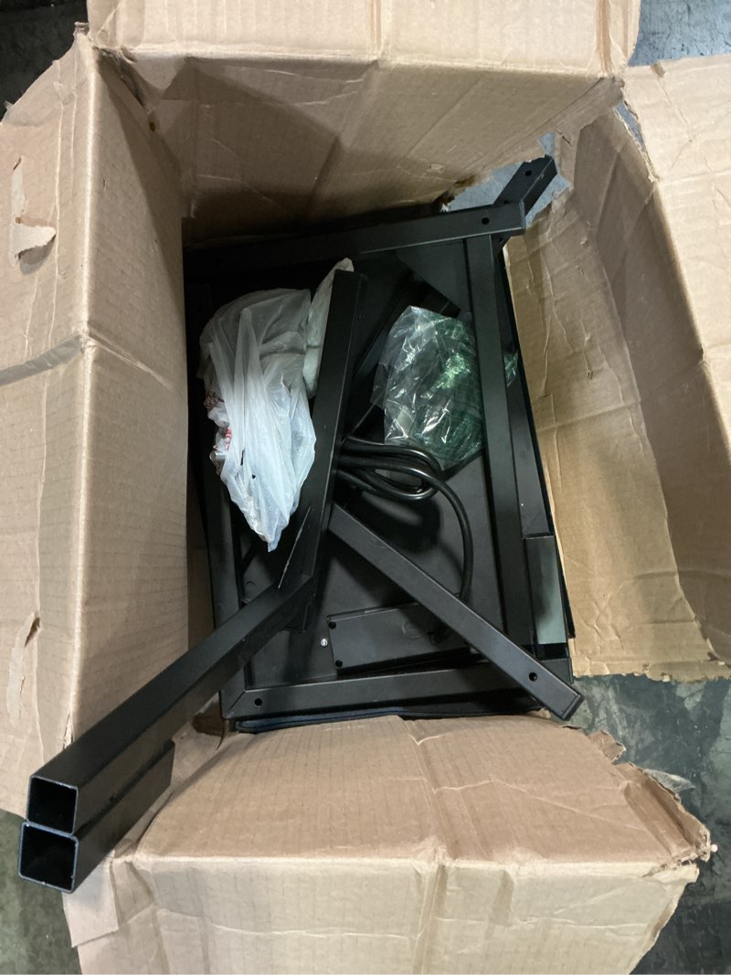 Condition photo showing item condition for Computer Tower Stand with Power Outlet, 6 Level Height Ajustable PC Tower Stand for Floor, Mobile Rolling CPU Holder Cart for Gaming, Office, Home, 21.34"-28.3", Black