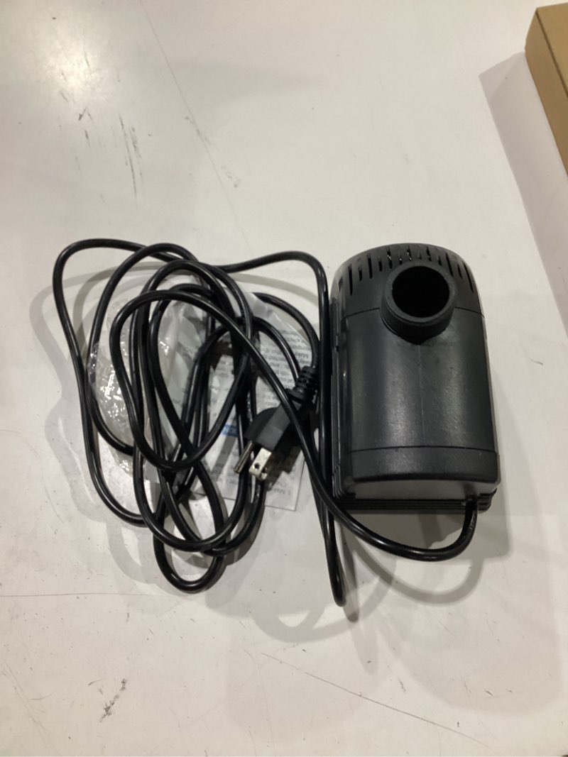 Condition photo showing Good Condition for nfesolar submersible water pump 880gph, 60w ultra quiet fountain pump with dry burning protection 9ft high lift for fish pond, fountains, waterfall, hydroponics, aquariums kf206