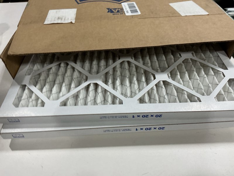 Condition photo showing Good Condition for Nordic Pure 20x20x1 (Actual Size: 19 1/2 x 19 1/2 x 3/4) Pleated MERV 13 Air Filters 2 Pack MERV 13 2 Pack