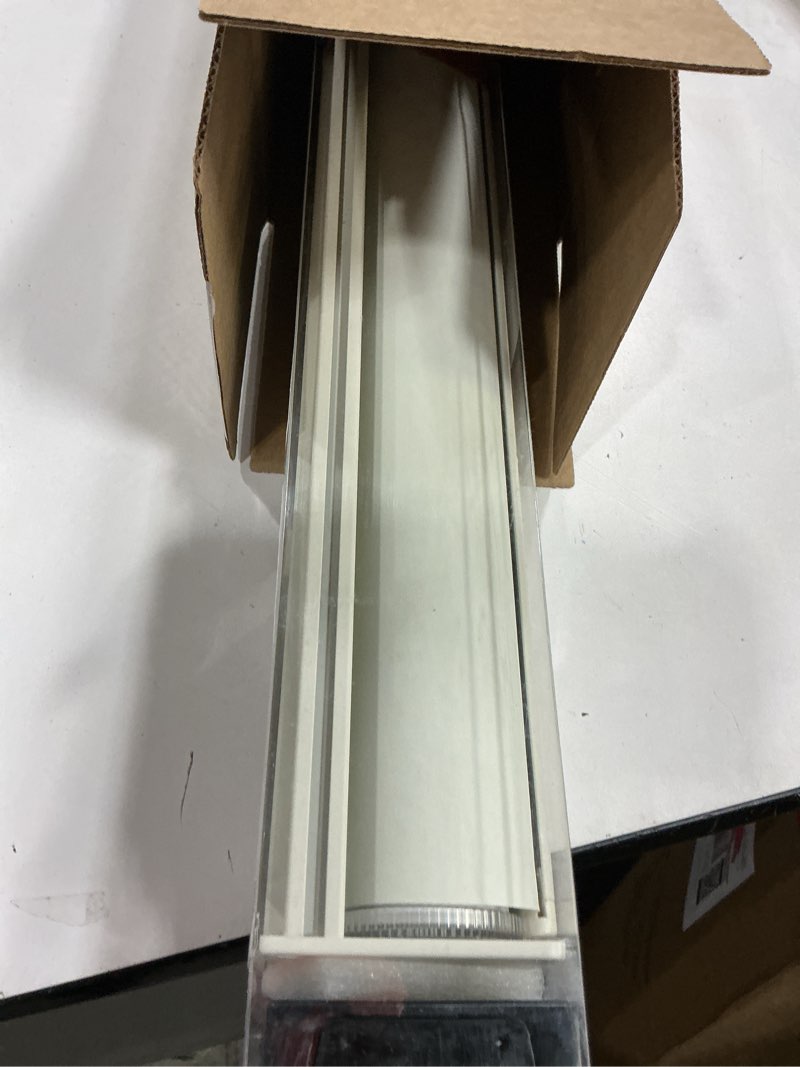 Condition photo showing New/Like New for sunoff cordless blackout roller shades blinds for windows free-stop,pull down room darkening with valance,thermal insulated woven fabric window door blinds for home,office,beige 25" w x 72" l 25"w x 72"h beige
