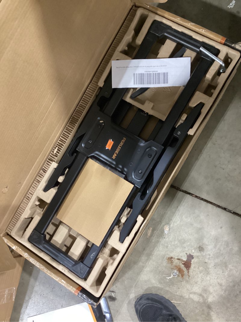 Condition photo showing Good Condition for perlegear auraframe™ pre-assembled tv wall mount with led light for 42?–90? tvs up to 150 lbs, full motion wall mount, tilt, swivel & extension, tv backlights with music sync, max vesa 600 x 400mm tv mount with led backlight