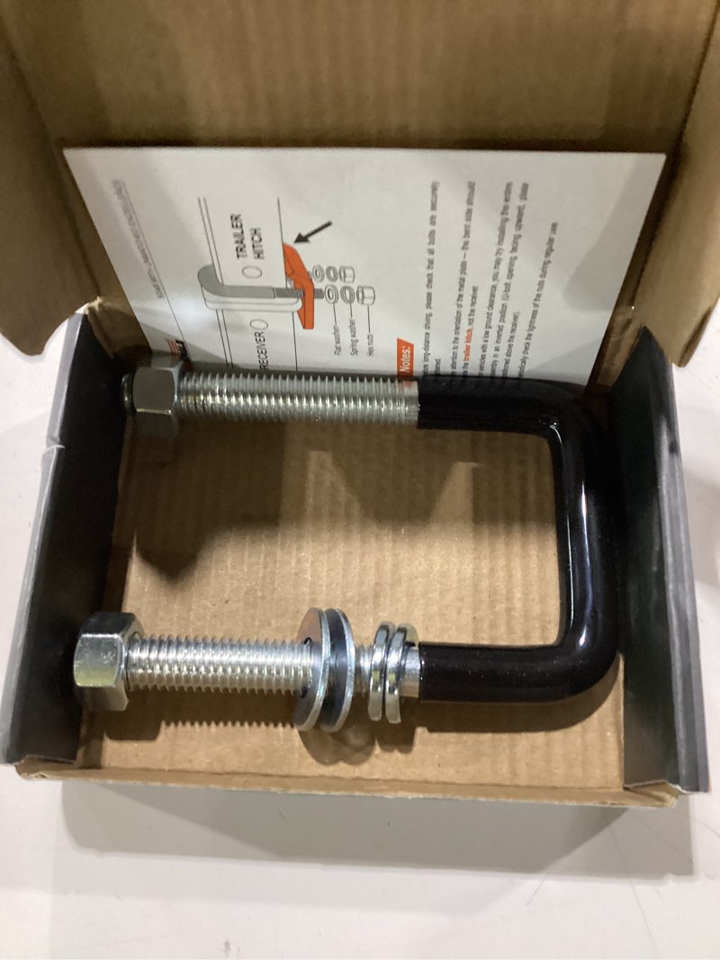 Condition photo showing As Is for ( possibly missing pieces)deeagle hitch tightener anti rattle stabilizer for 1.25\" to 2\" trailer hitches reduce movement on hitch mount cargo carrier bike rack boat, rv trailer accessories 2 inch black