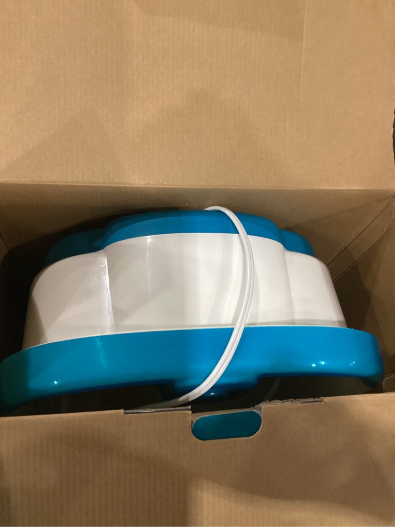 Condition photo showing Good Condition for homedics bubble mate heated foot spa bubble foot massager with raised massage nodes and removable pumice stone