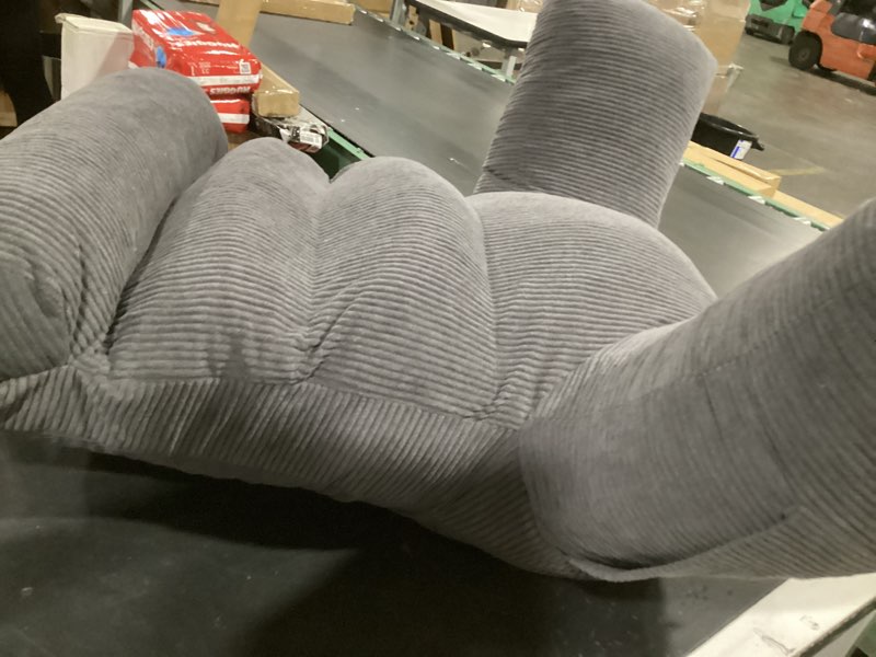 Condition photo showing Good Condition for back pillow for bed sitting up, reading pillow, extra large arm pillows for adults for back support,bed pillow for sitting up for watching tv/gaming/relaxing medium gray large-for height over 5'4"-weight 7.71 lbs