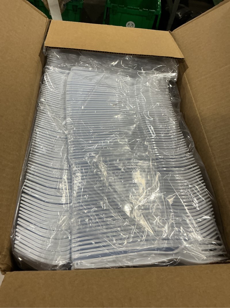 Condition photo showing Good Condition for plastic cutlery  heavyweight forks  white  1000/carton