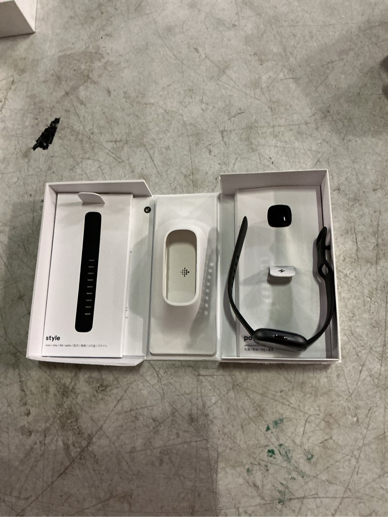 Condition photo showing Good Condition for fitbit versa 4 fitness smartwatch with daily readiness, gps, 24/7 heart rate, 40+ exercise modes, sleep tracking and more, black/graphite, one size (s & l bands included)
