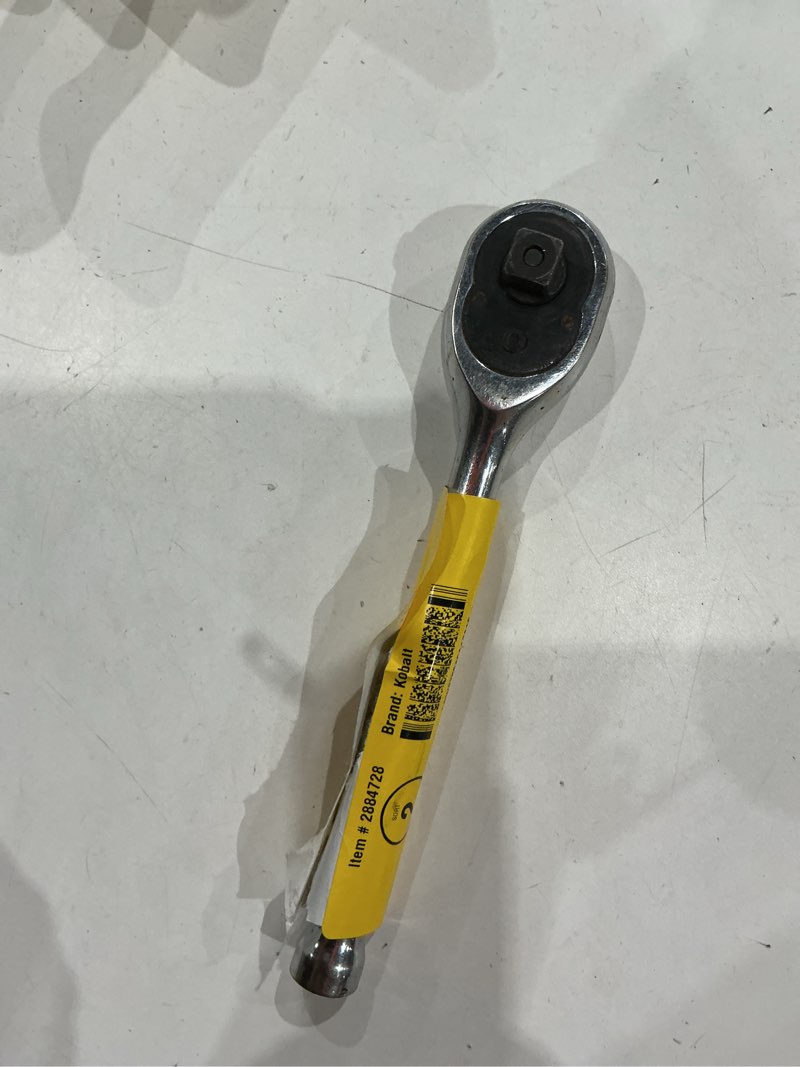 kobalt 90 -tooth 3/8-in drive full polish handle ratchet