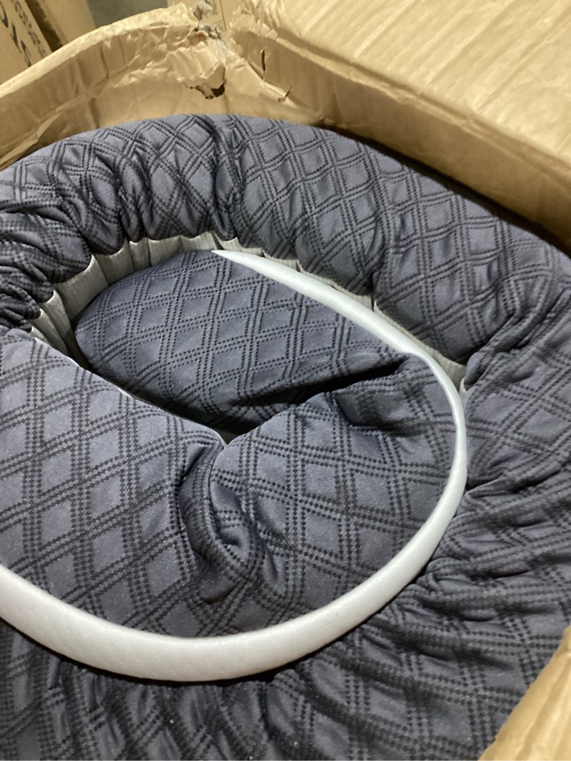 Condition photo showing As Is for ONENICE 5 Inch Twin Mattress for Kids, Cooling Breathable Gel-Memory Foam Plus Removable Pillowtop Single Mattress in a Box, CertiPUR-US Certified, Fiberglass-Free White-black Twin 5 INCH