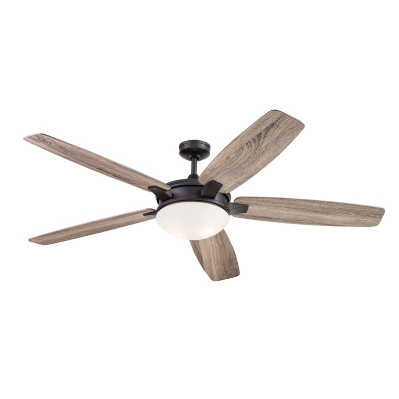  Harbor Breeze Oakham 70-in Bronze with Mocha/Cocoa Blades Ceiling Fan With Light 