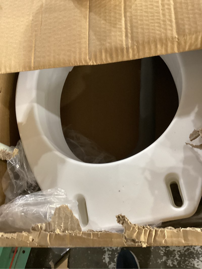 Condition photo showing Good Condition for carex 3.5 inch raised toilet seat with arms, elongated toilet seat riser, up to 250 lbs capacity, elevating & raising seat for elderly & handicap, universal, slip-resistant with padded handles, white