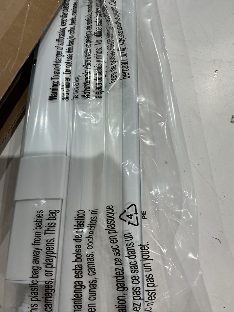 Condition photo showing Good Condition for lazblinds no tools no drill cordless cellular shades, top down bottom up (tdbu) honeycomb shades for home, light filtering thermal insulation blinds for windows, 27" w x 48" h, white light filtering - white 27" w x 48" h