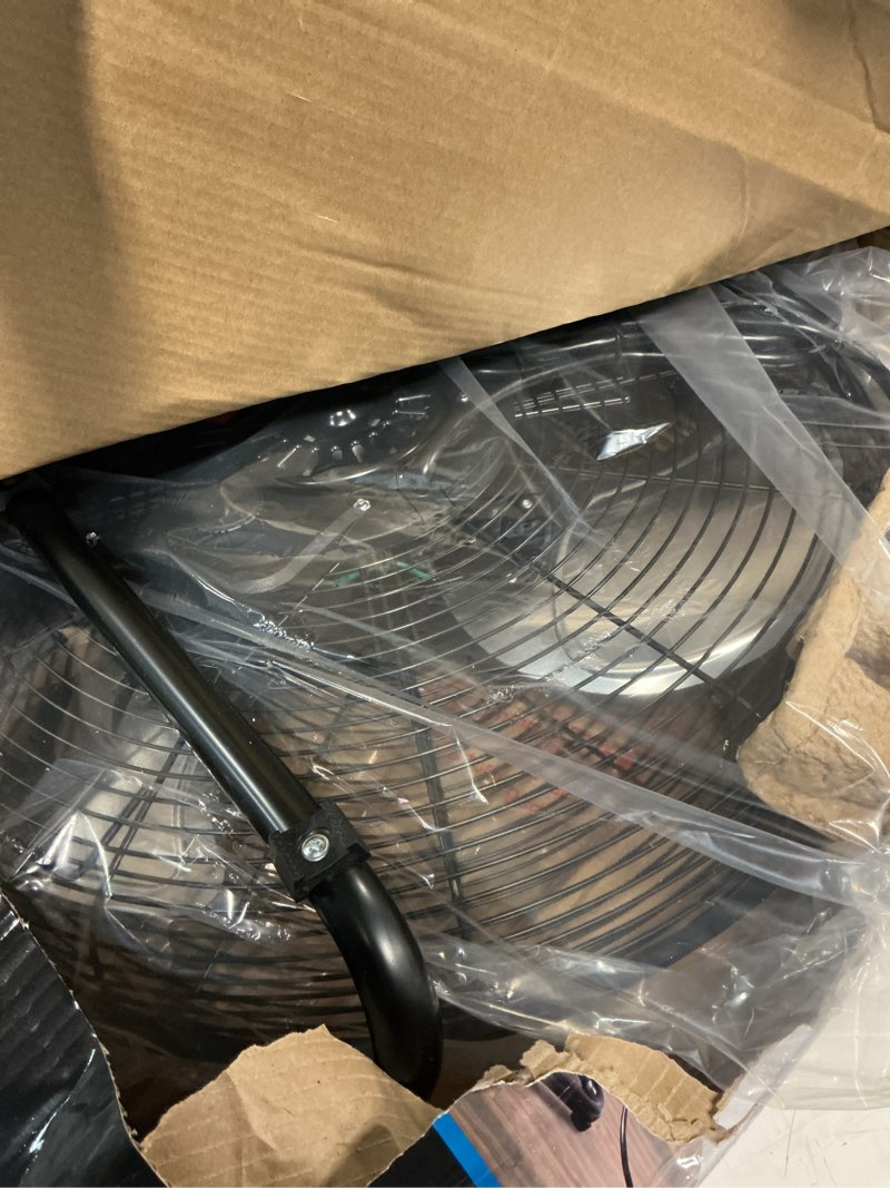 Condition photo showing New/Like New for mainstays sfc1-500b 20 in high velocity floor fan, black