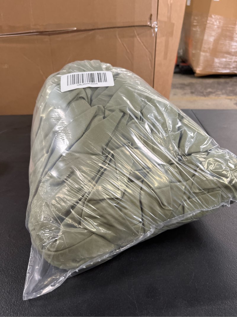Condition photo showing Good Condition for bamboo fitted sheet set, king, olive