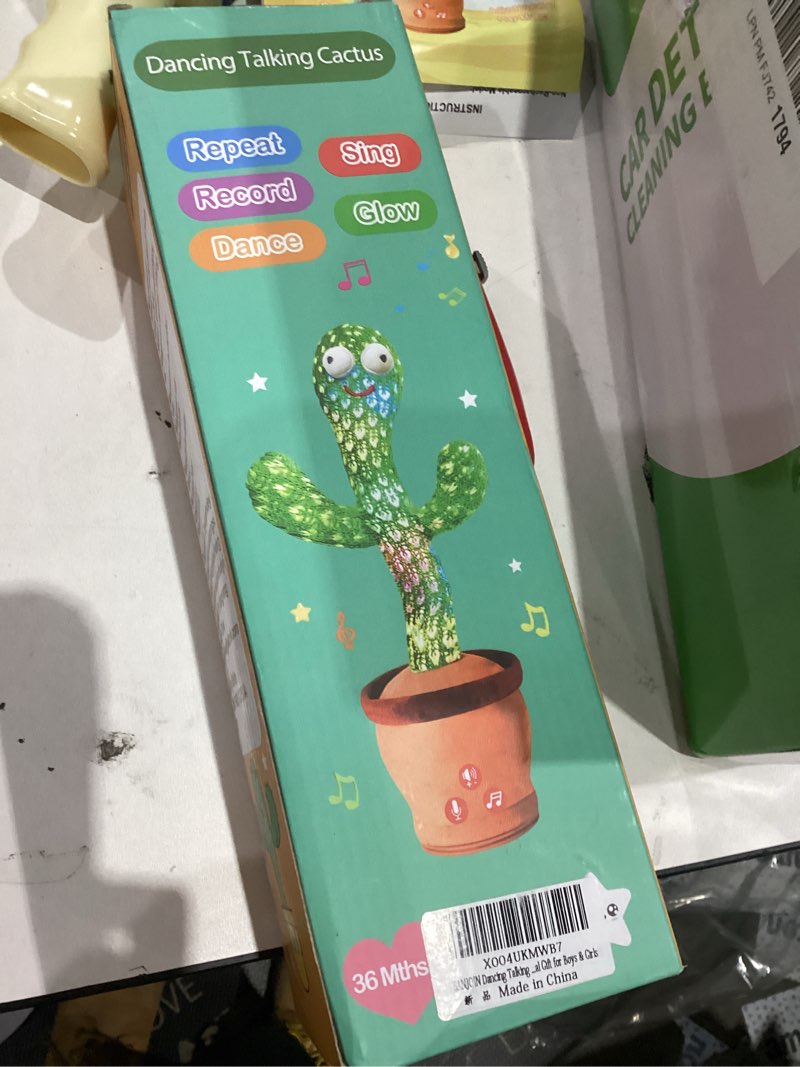 Condition photo showing New/Like New for Cactus Baby Toy Talking Dancing Singing Adjustable Volume, Baby Girl for 1 Year Old, Infant Toys for 0-6 6-12 Months Stocking Stuffers