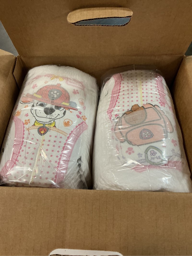 Condition photo showing New/Like New for parent's choice paw patrol training pants for girls, 3t/4t, 86 count