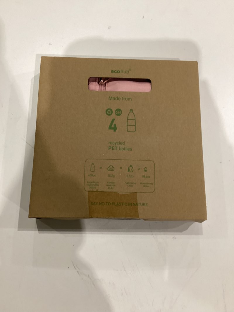 Condition photo showing New/Like New for ECOHUB Water Bottle Holder with Strap, Full Coverage Stanley Cup 40/30 oz Tumbler, Insulated Water Bottle Carrier Bag with Back Safety Pocket, Crossbody Sling with Handle for Walking, Patent Pending pink