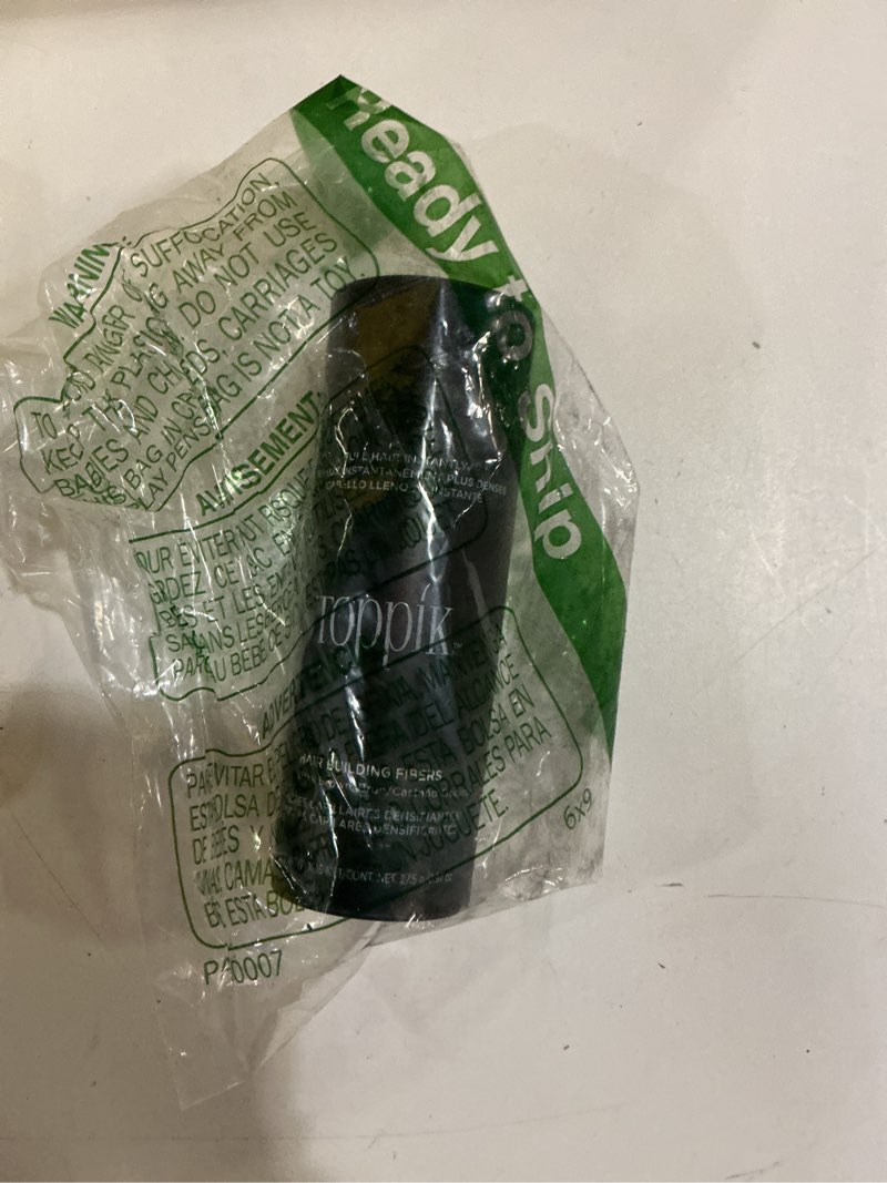 Condition photo showing New/Like New for Toppik Hair Building Fibers, Fill In Fine or Thinning Hair Instantly Thicker, Fuller Looking Hair 9 Shades,4 size options Dark Brown Large 27.5g