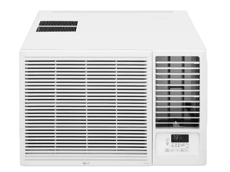 lg 18,000 btu window air conditioner with heat
