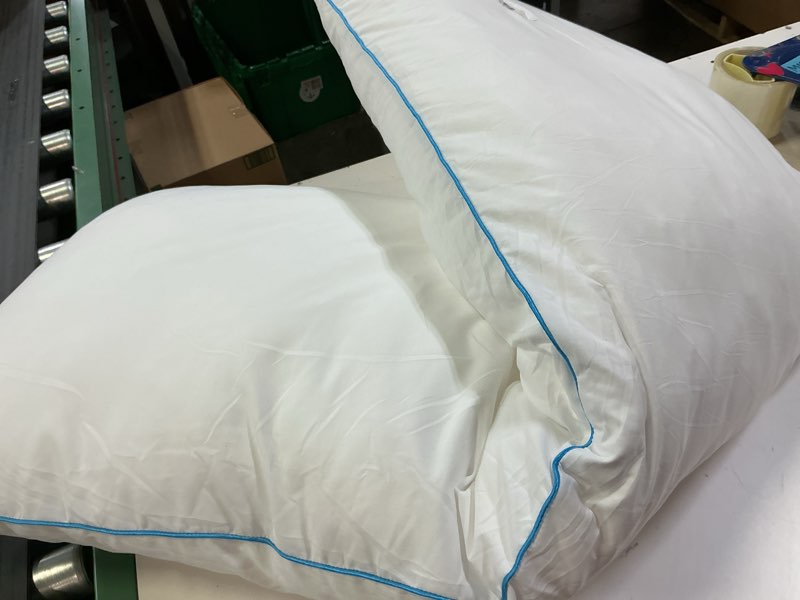 Condition photo showing As Is for YZ HOME Memory Foam Body Pillow Insert - Full Body Pillow for Adults - Soft Large Long Bed Pillow for Side Sleeper (White, 20 Inchx54 Inch) White New 20 Inchx54 Inch