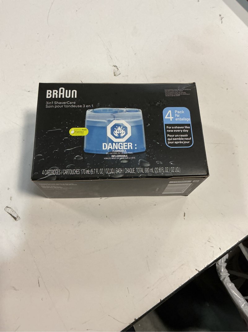 Condition photo showing New/Like New for Braun - Clean&Renew Cartridge Refills (4-Pack) - Blue