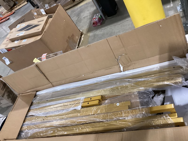 MILEFA Flower Display Stand with 12 Buckets, 3 Layers Flower Bar, Gold Metal Plant Stand with Wheels