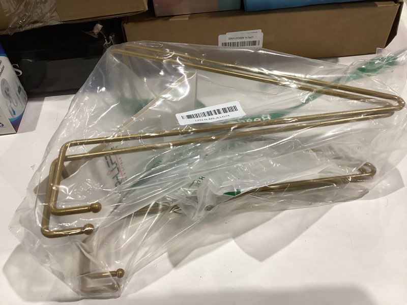 Condition photo showing Good Condition for TR-LIFE 12 Inch Large Plate Stands/holder for Display - Metal Picture Frame Holder Stand + Small Easels for Platter, Book, Plaques, Photo, Tabletop Art (Gold 2 Pack)