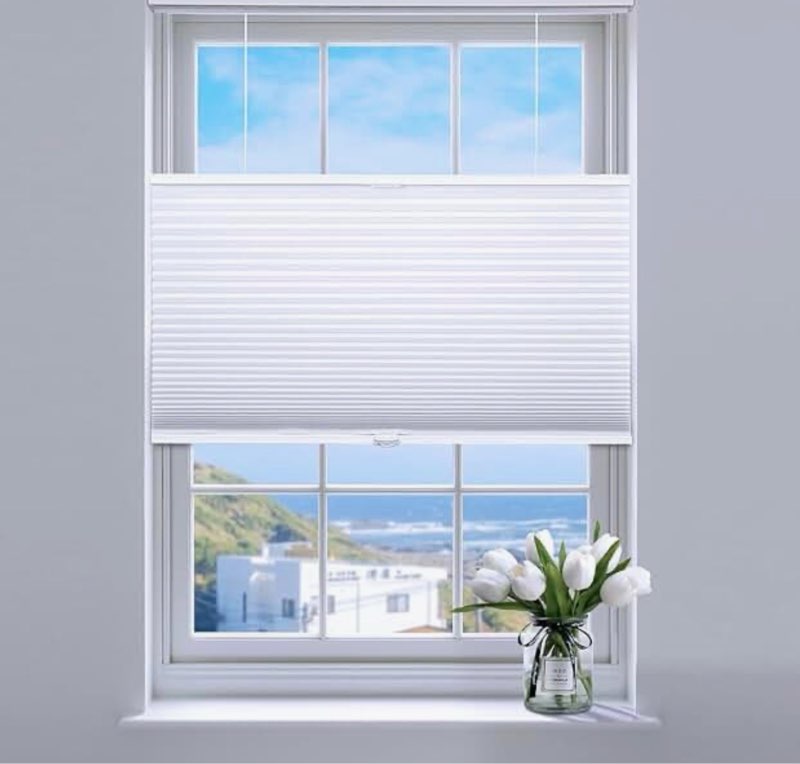 sunfree top down bottom up cellular blinds,cellular shades blackout, honeycomb window shade for wind