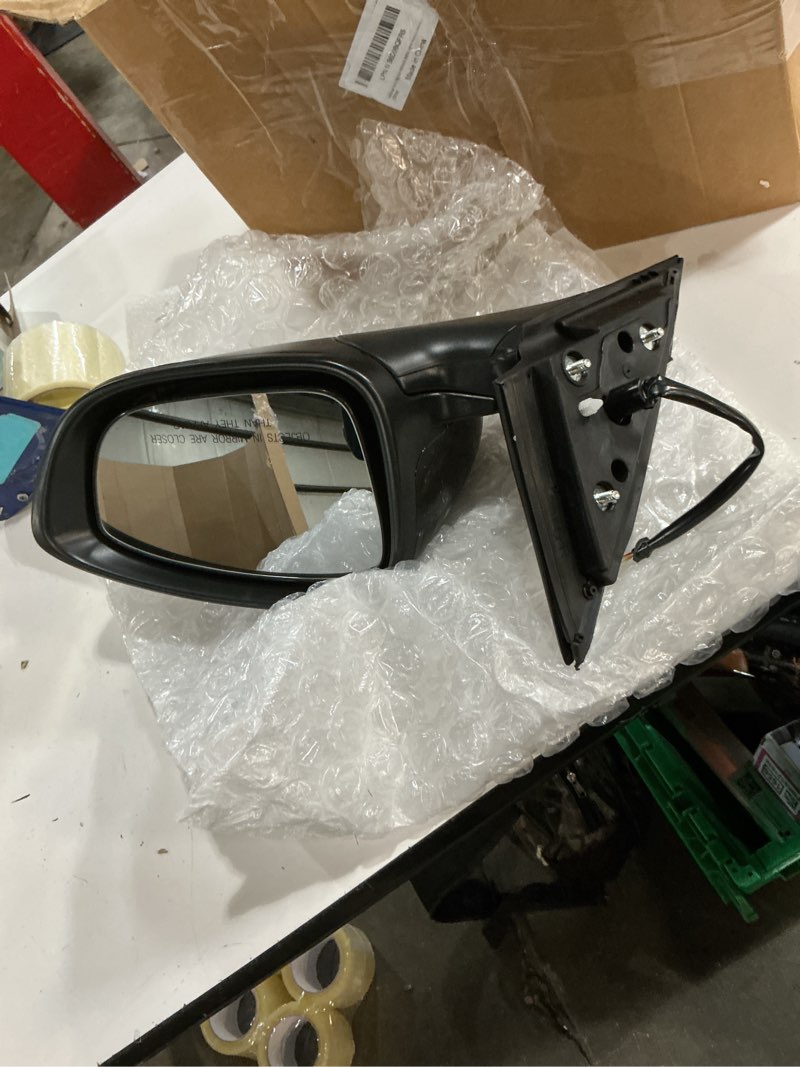 Condition photo showing Good Condition for right passenger side mirror fits 2023 2024 2025 honda accord with power glass without heated without turn signals without blind spot match black (3pins) r-3pins black