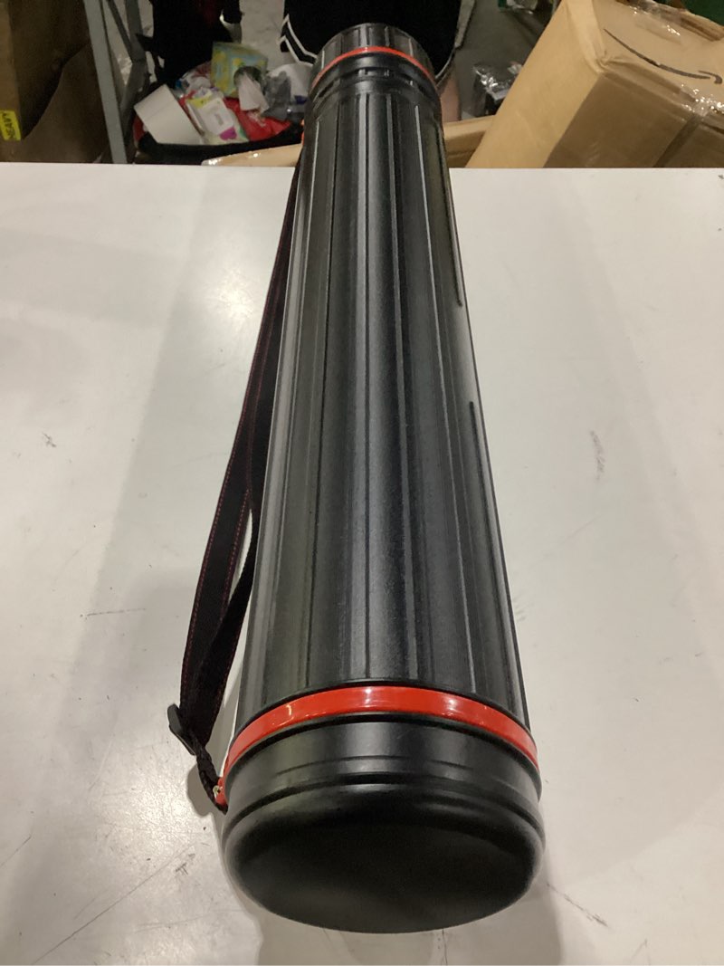 Condition photo showing New/Like New for transon small poster tube storage 17“ to 27” extendable for documents blueprints artworks scrolls 1 pack-red