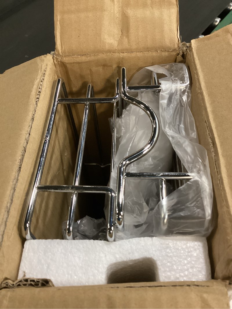 Condition photo showing New/Like New for OCG 2 Tier Pull Out Cabinet Organizer (7.5" W x 21.5" D), Pull Out Drawers for Kitchen Cabinets, Pull Out Shelves for Base Cabinet Organization in Kitchen Bathroom Pantry, Chrome Finish 7.5"W x 21.5"D