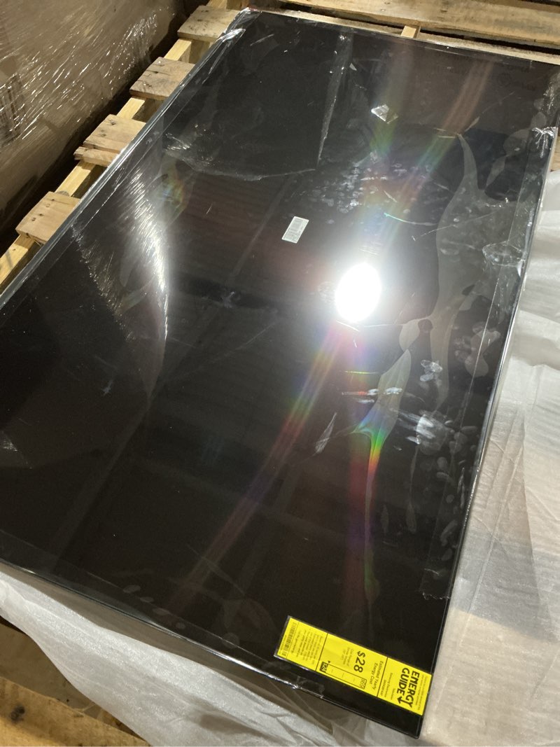 Condition photo showing As Is for screen damaged . samsung 55” class, qled, 4k, qled smart tv, 2025 (qn55q6faafxza)