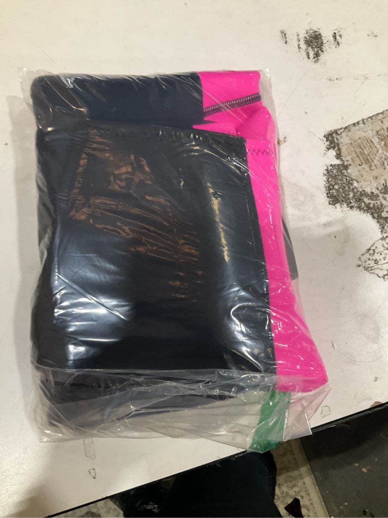 Condition photo showing Good Condition for hevto kids wetsuit shorty for boys toddler girls youth 2mm neoprene thermal wet suit front zip for swimming snorkeling surfing diving k1s-front zip-pink 8