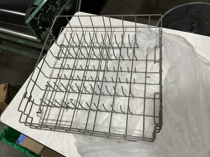 Condition photo showing New/Like New for upgraded w10728159 dishwasher lower rack compatible with kitchenaid maytag kenmore dishwasher rack,w10525646 w10082825 kdfe104dss4 stainless steel whirlpool dishwasher bottom rack with wheel