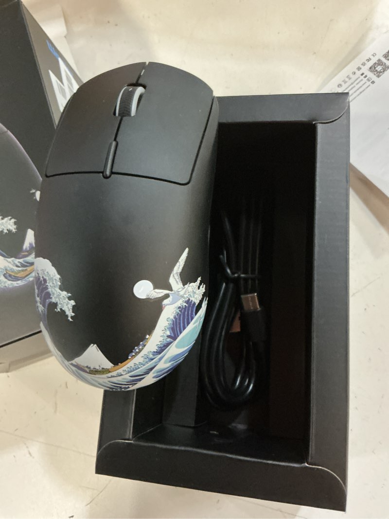 Condition photo showing New/Like New for g57 wireless gaming mouse, 8000 dpi, 80g, 2.4g/bluetooth/usb-c rechargeable wireless mouse with 5 programmable buttons for pc/mac, black