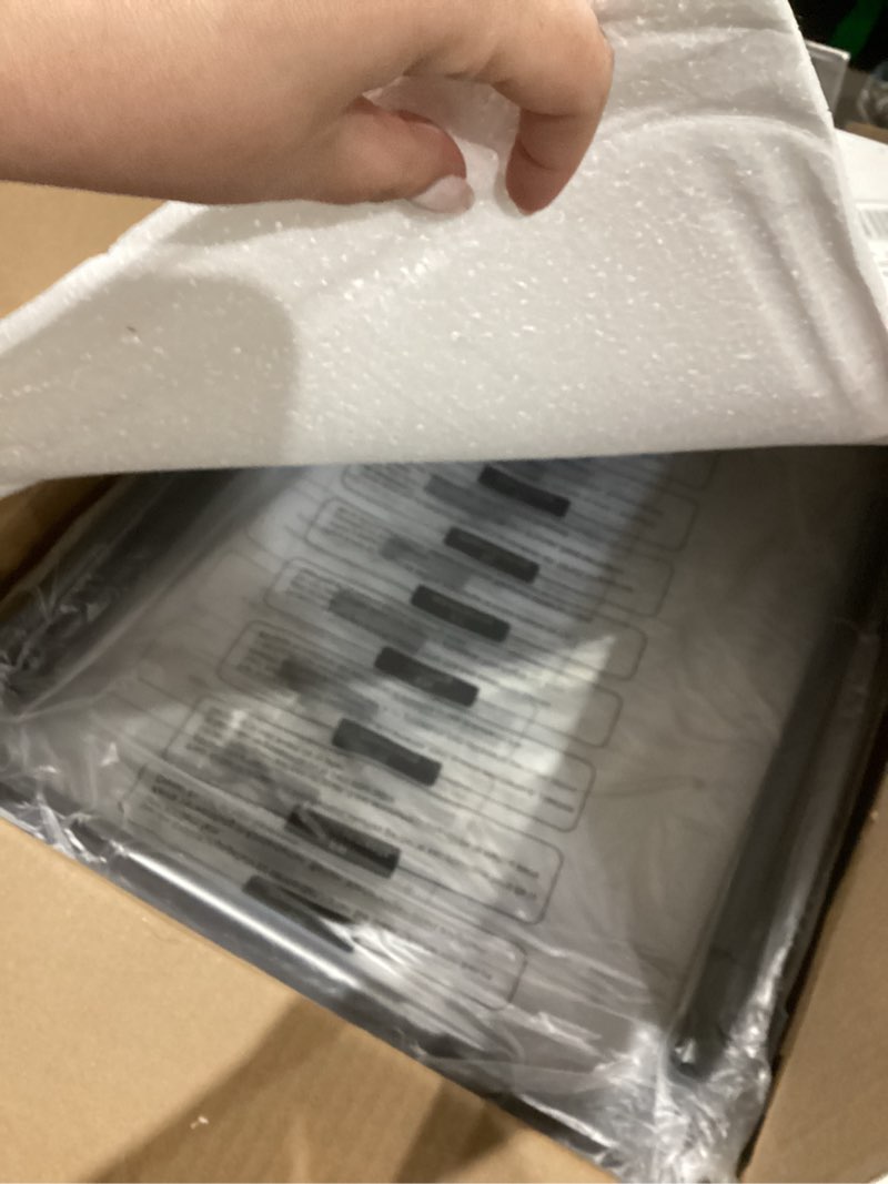 Condition photo showing Good Condition for Kitsure TV Tray - Foldable TV Trays Set of 2 with Corner Stabilizers, Waterproof & Scratch-Resistant TV Dinner Tray Table for Living Room, Bedroom, Office, Picnic, 16.9"×13.0"×24.2", Black Black 16.9" x 13.0" x 24.2"