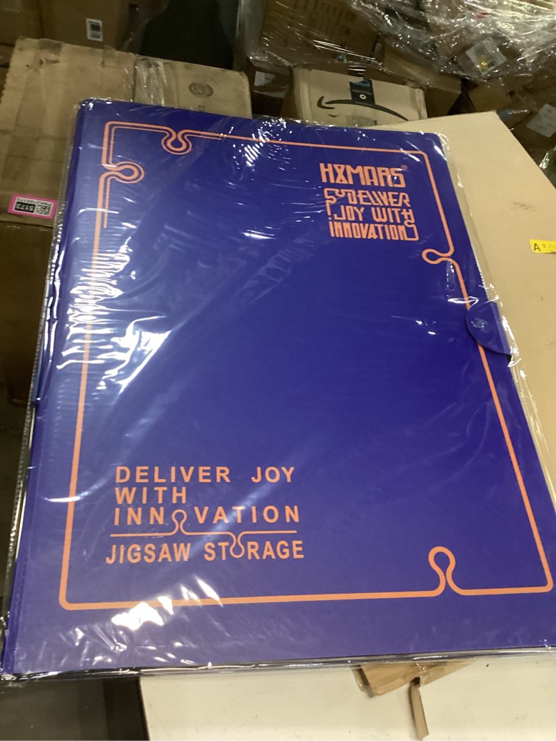 Condition photo showing Good Condition for HXMARS Puzzle Storage Folder for 1000-Pieces: Large Capacity Jigsaw Puzzles Organizer Portable with 20 Pockets, Dustproof & Protective Puzzle Accessory 1000 Piece