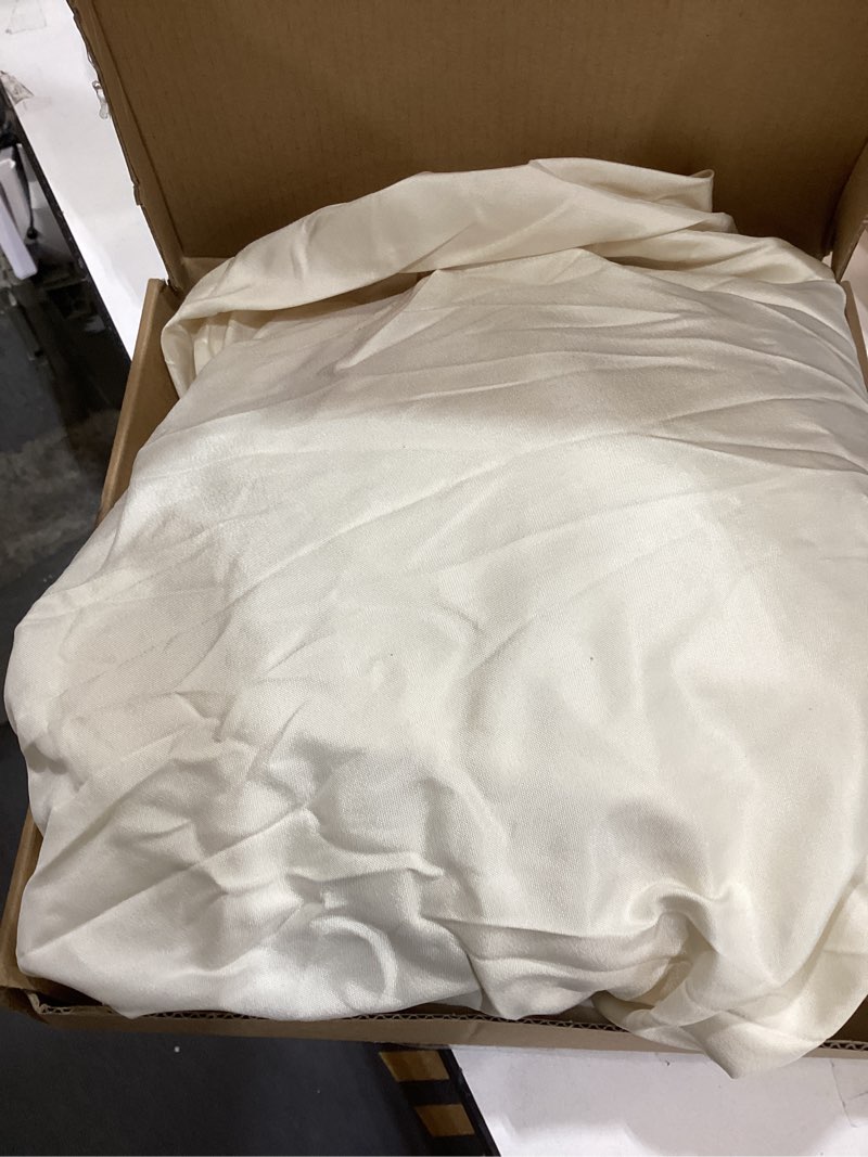 Condition photo showing Good Condition for Wokceer 6FT Round Backdrop Cover Beige Round Arch Covers with Buckles Polyster Circle Balloon Arch Stand Cover for Wedding Birthday Party Ceremony Decor 6ft Beige